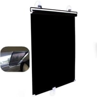 تظليل سيارة سحب لزجاج الامامي - حماية لون اسود