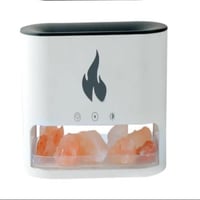 فواحة عطرية بتاثير اضاءة اللهب على شكل ملح احجار ا...