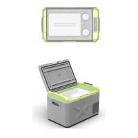 ثلاجة سيارة بمقاسات مختلفة تبريد وتجميد تعمل على ا...