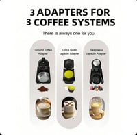 DLC ماكينة قهوة اسبريسو متعددة الوظائف - ماكينة قه...