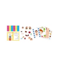 لعبة تعليمية جسم الإنسان حقيبة مونتيسوري التعليمية...