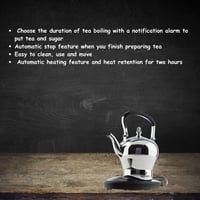 الة صنع الشاي GA-C8862 غلاية شاي ذكية بقوة 1000 وا...