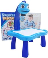 بروجكتر رسم للاطفال - طاولة رسم مع 3 اقراص صور مخت...