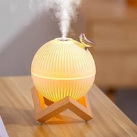 فواحة ومرطب هواء ومصباح LED عصفور دائري 330ml