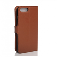 غطاء حماية بني من الجلد لجوال ايفون 6 بلس / 6 اس ب...