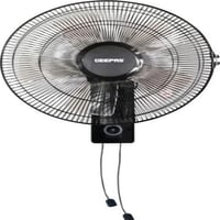 مروحة كهربائية جدارية 60واط من جيباس تثبت على الحا...