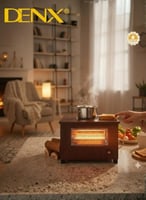 دفاية كهربائية مع عجلات 5 وجوه وسطح تسخين بقوة 200...