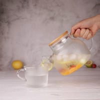 ابريق شاي زجاجي مع مصفاة بشكل انيق 1000 مل 36226-D...