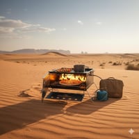 شواية و فرن غاز للبيتزا والمعجنات وطبخ محمول 3 في...