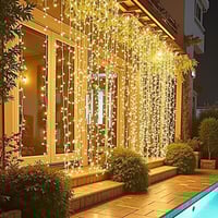 عقد إضاءة زينة ليد 50 متر (500 لمبة) من DLC - كهرب...