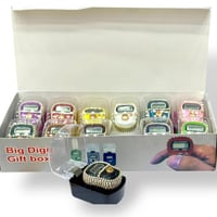 مجموعة من 12 قطعة من خواتم الاستغفار الرقمية المزي...