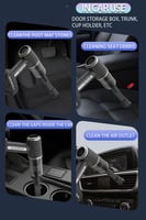 مكنسة كهربائية لاسلكية للسيارة 120 واط بطارية قابل...