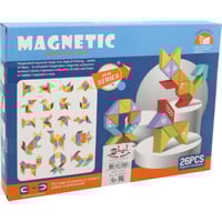 لعبة 26 قطعة مكعبات البناء المغناطيسية الملونة منا...