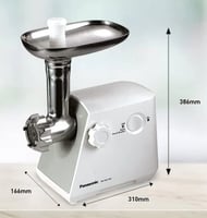 باناسونيك مفرمة لحم مع 3 شفرات مختلفة من الستانلس...