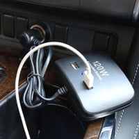 توصيلة 3 مداخل ولاعة للسيارة مع 2 مدخل يو اس بي US...