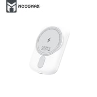 باور بانك حجم صغير شحن سريع مع شاحن لاسلكي بقوة 12...