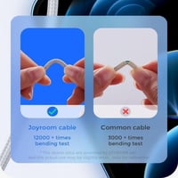 جيروم كيبل شحن PD ايفون الى تايب سي شحن سريع نايلو...