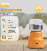 مطحنة قهوة للسيارة 120 واط 80 جرام مطحنة بن 12V مت...