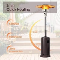 دفاية غاز للجلسات الخارجية بطول 2.21 متر للحدائق و...