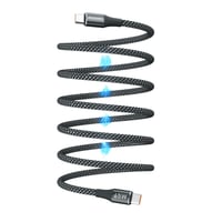 كيبل قماش مغناطيسي بقوة 65 واط - أسود موج ماكس moo...