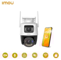 كاميرا واي فاي 6 ميجا خارجية متحركة بعدستين نوع اي...