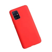 غطاء كفر حماية مرن أحمر وأسود لهاتف Samsung Galaxy...