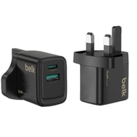 شاحن جداري بمنفذين USB و PD بقوة 23 واط من بيلك 23...