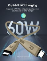 اللون الصحراوي راف باور تايب سي الى تايب سي نايلون...