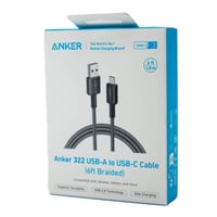 أنكر 322 كابل يو إس بي أيه إلى يو إس بي سي مضفر 6...