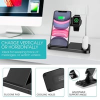 منصة شحن لاسلكية 4 في 1 بقوة 20w - موج ماكس