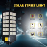 مصباح طاقة شمسية مع بطارية بسعة 25000 مللي أمبير و...