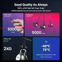 سماعة 1.2 m تايب سي يوجرين سماعة مع ميكروفون Type-...