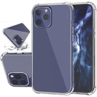 غطاء كفر حماية شفاف مدعم الزوايا لهاتف ايفون 12 بر...