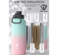 مق رياضي من الستانلس ستيل LENYES مل1000 بألوان مخت...