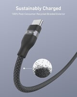 انكر سلك شاحن من للايفون والاندرويد شحن سريع USB‎-...