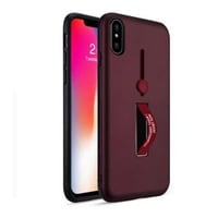 غطاء غطاء حماية ارجواني مع استاند لجوال ايفون اكس...