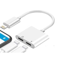 وصلة الايفون 2 في 1 من ZOOM | مدخل سماعة والشاحن م...