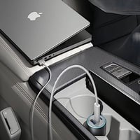 انكر شاحن سيارة بقوة 67 واط 3 منافذ مدخلين تايب سي...