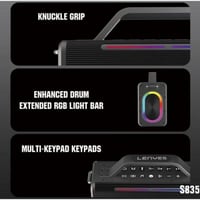 مكبر صوت بلوتوث لاسلكي Lenyes S835، قوة 200 وات، م...