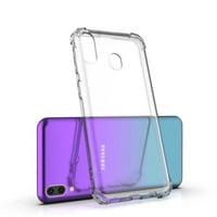 غطاء كفر حماية شفاف مدعم الزوايا لهاتف سامسونج جال...