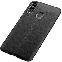 غطاء كفر حماية أسود كربون فايبر لجهاز سامسونج جالك...