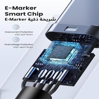 كيبل تايب سي من يوجرين 2 متر بقوة 100 واط بسرعة UG...