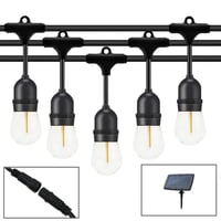 سلسلة مصابيح 10مصابيح بطول 10امتار تعمل بالطاقة ال...