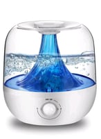 فواحة بخار مضيئة LED سعة 3 لتر بقوة 25 واط بشكل جم...