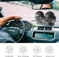 مروحة مزدوجة للسيارة بقوة Mitchell - V12 بحجم 4 إن...