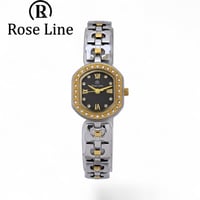 ساعة يد نسائية بلون فضي مع ذهبي – لمسة أنثوية راقي...