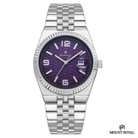 ساعه مونت رويال برستيج الملكية بالمينا البنفسجي
