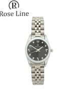 ساعه يد من روز لاين نسائي باللون الفضي كامل