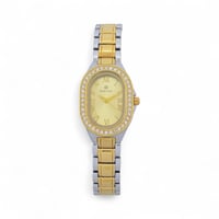 ساعة نسائية ثنائية اللون (فضي/ذهبي) – فخامة وأناقة...