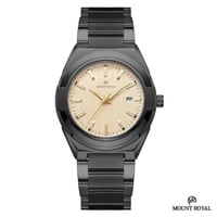 ساعه مونت رويال كلاسيك بالمينا السلموني